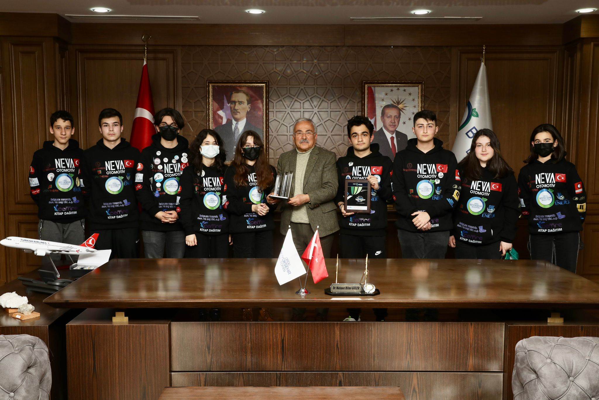 BAŞKAN GÜLER TÜRKİYE’NİN GURURLARINI AĞIRLADI